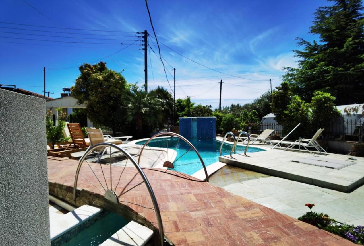 Rural Villa Private Pool, Bbq, Court ,20' Airport Nea Kallikrateia Eksteriør bilde