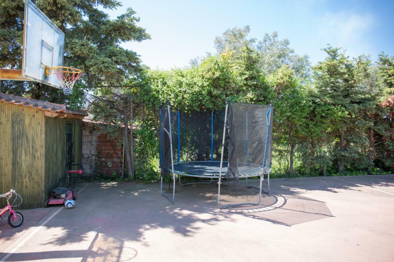 Rural Villa Private Pool, Bbq, Court ,20' Airport Nea Kallikrateia Eksteriør bilde