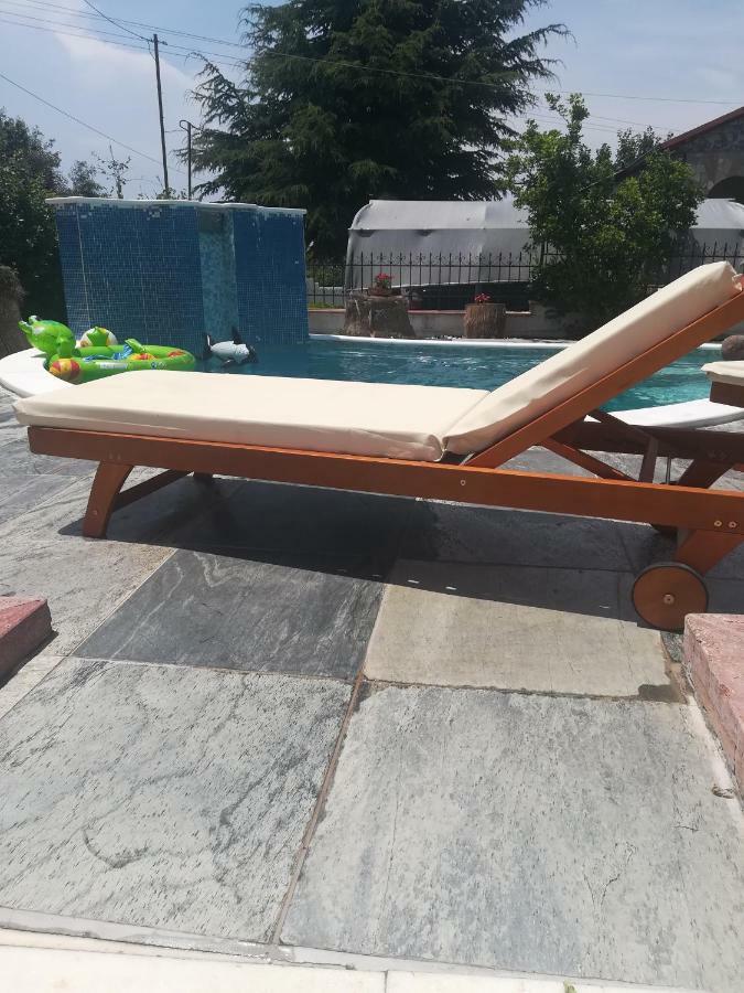 Rural Villa Private Pool, Bbq, Court ,20' Airport Nea Kallikrateia Eksteriør bilde